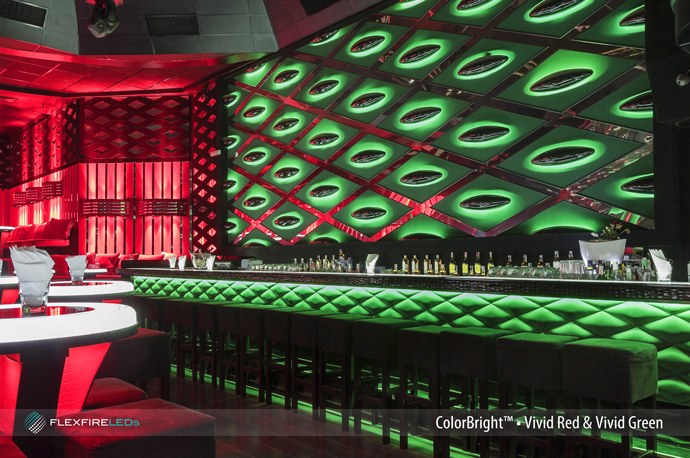 Color bar accent lighting