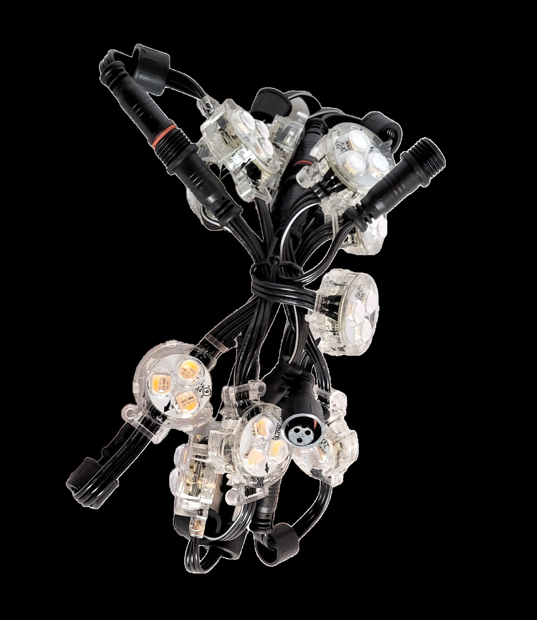 RGBW puck lights